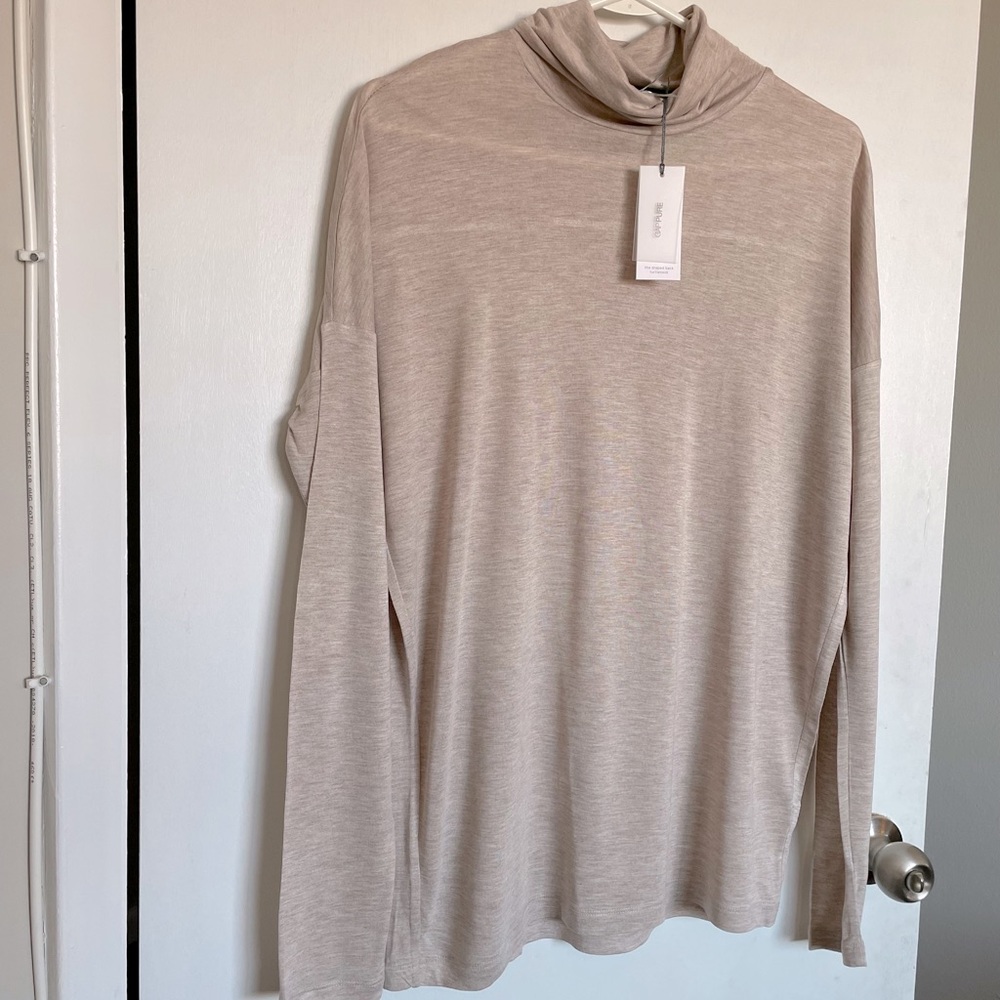 Gap Pure Soft Draped Back Turtleneck - Size M - Picture 2 of 11